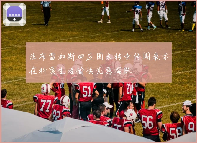 法布雷加斯回应国米转会传闻表示在科莫生活愉快无意离队